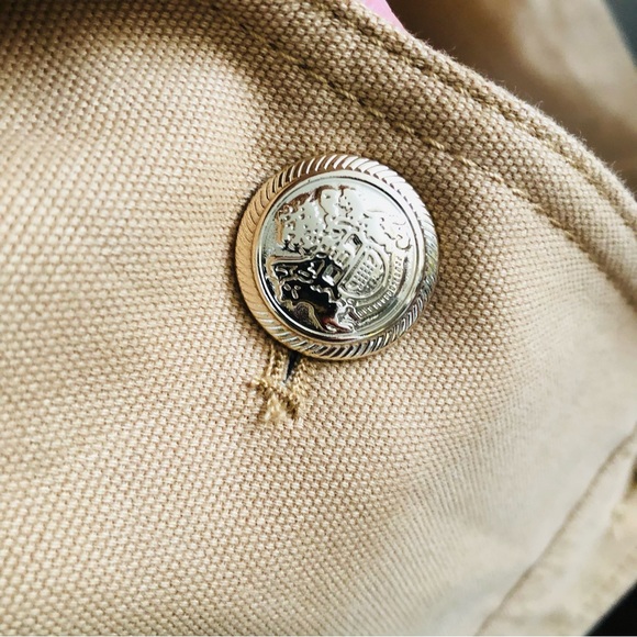 HP ✨ZARA | 100% Cotton Gold button coat/blazer 100% cotton - Picture 2 of 15